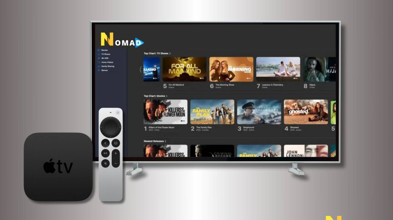 install nomadiptv service on apple tv