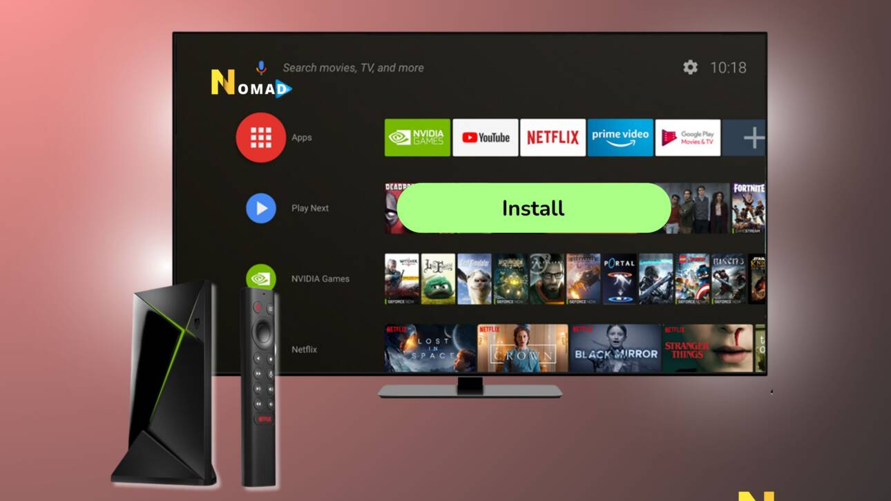 install nomadiptv service on nvidea shield