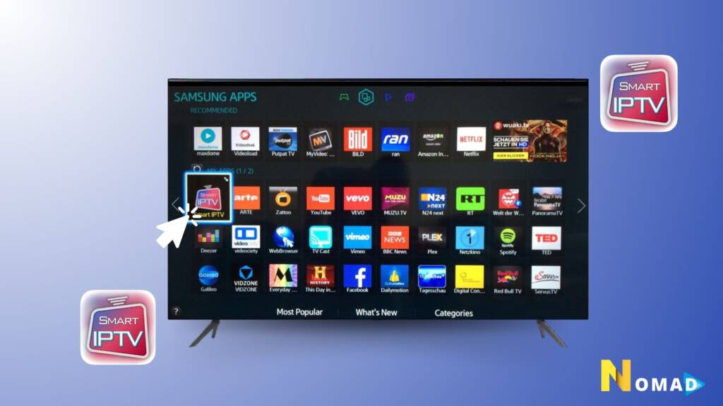 Using a smart iptv app