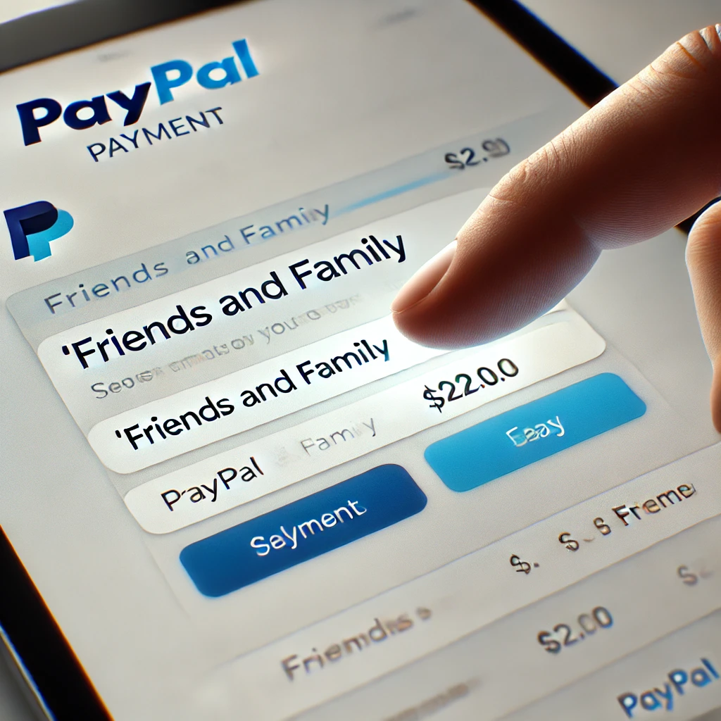 Paypal family and friends option